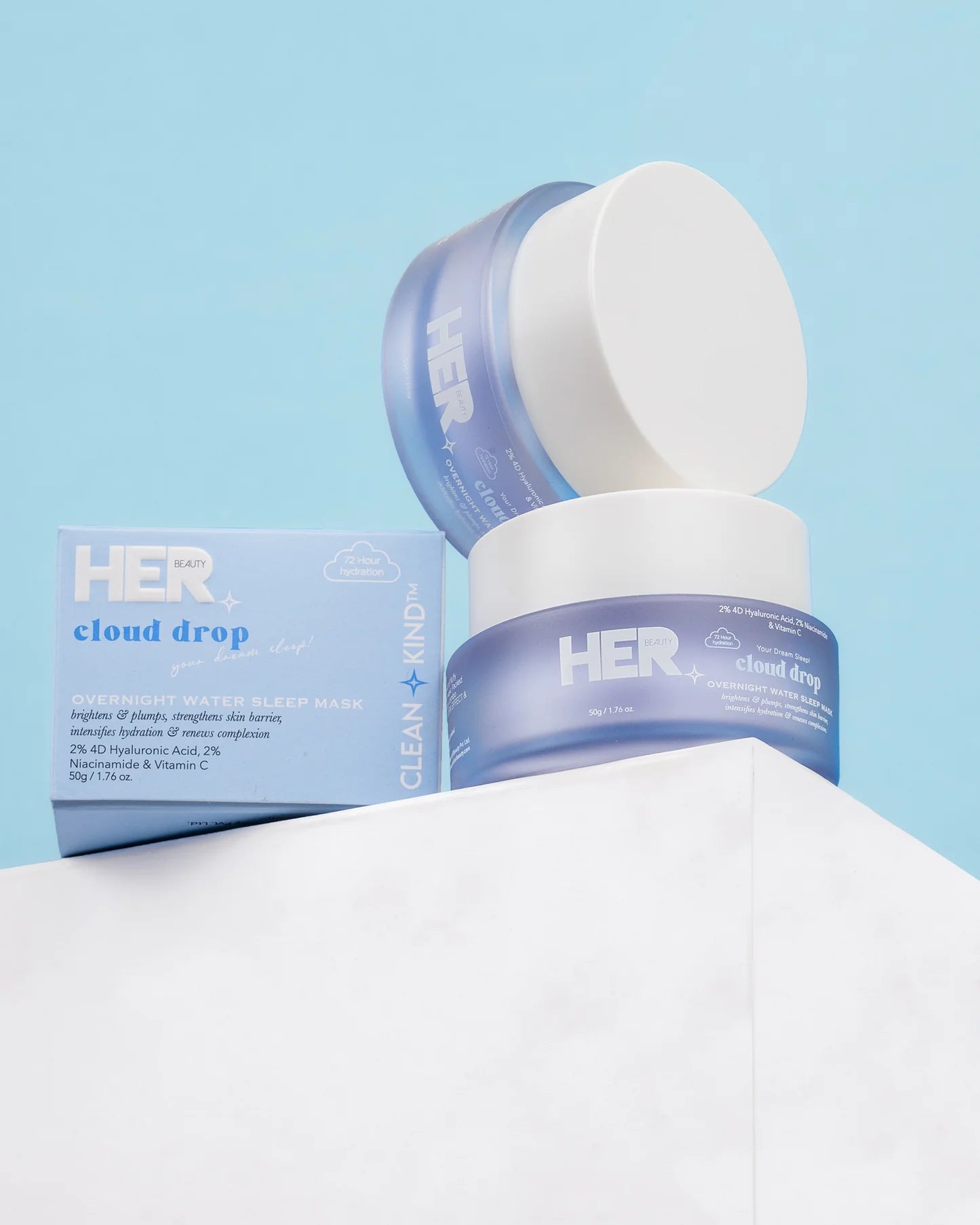 Her Beauty - Cloud Drop Over Night Water Sleeping Mask - 50G