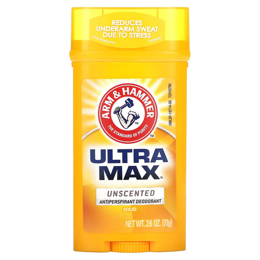 Arm & Hammer Ultramax Anti-Perspirant Deodorant Invisible Solid Unscented