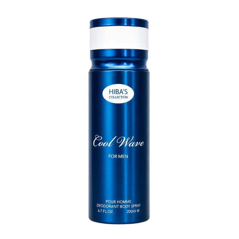 Hiba's Collection - Cool Wave Body Spray For Men - 200ml