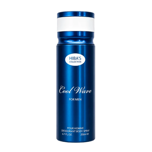 Hiba's Collection - Cool Wave Body Spray For Men - 200ml