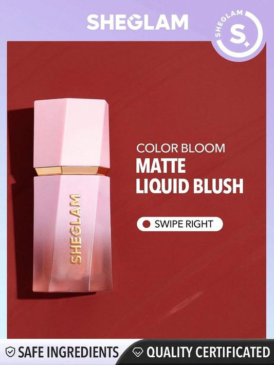 Shein Sheglam Color Bloom Dayglow Liquid Blush - Swipe Right