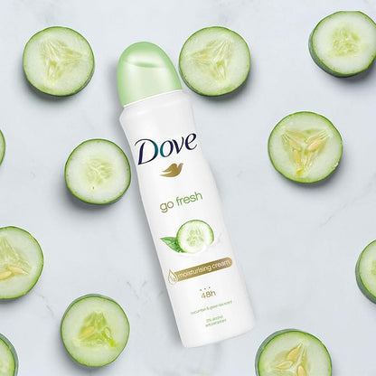 Dove UAE - Go Fresh Cucumber Anti-Perspirant Deodorant Spray - 150Ml