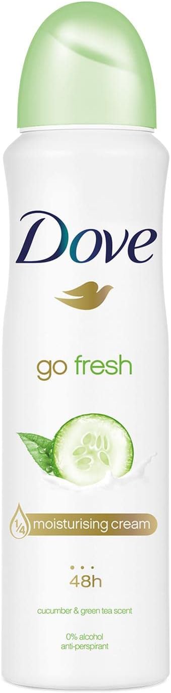 Dove UAE - Go Fresh Cucumber Anti-Perspirant Deodorant Spray - 150Ml