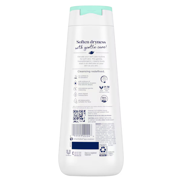 Dove - Body Wash Usa Sensitive Hypoallergenic 20Oz/591Ml