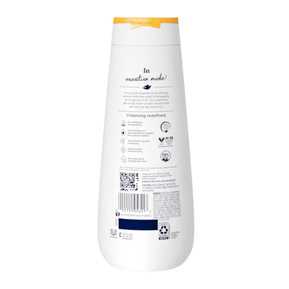Dove - Body Wash Usa Pineapple & Passion Fruit 20Oz/591Ml