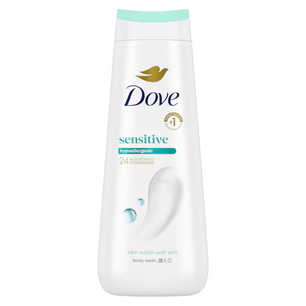 Dove - Body Wash Usa Sensitive Hypoallergenic 20Oz/591Ml
