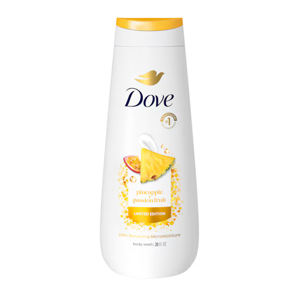 Dove - Body Wash Usa Pineapple & Passion Fruit 20Oz/591Ml