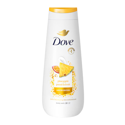 Dove - Body Wash Usa Pineapple & Passion Fruit 20Oz/591Ml