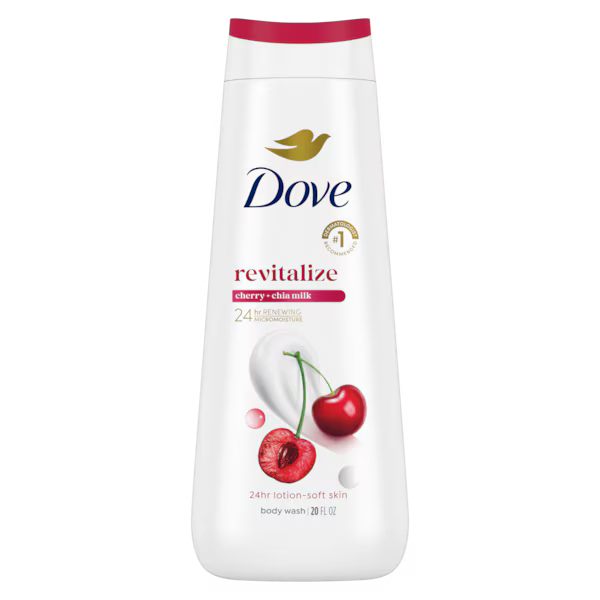 Dove - Body Wash Usa Revitalize Cherry & Chia Milk 20Oz/591Ml