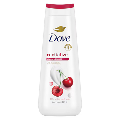 Dove - Body Wash Usa Revitalize Cherry & Chia Milk 20Oz/591Ml