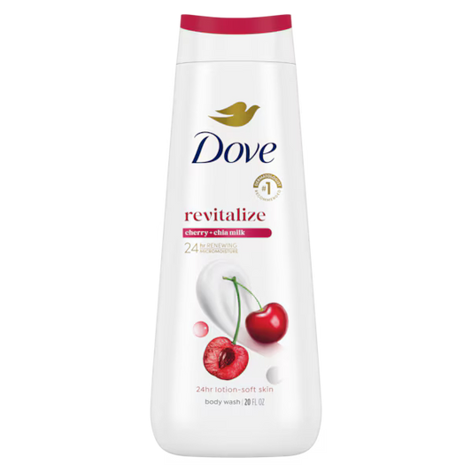 Dove - Body Wash Usa Revitalize Cherry & Chia Milk 20Oz/591Ml