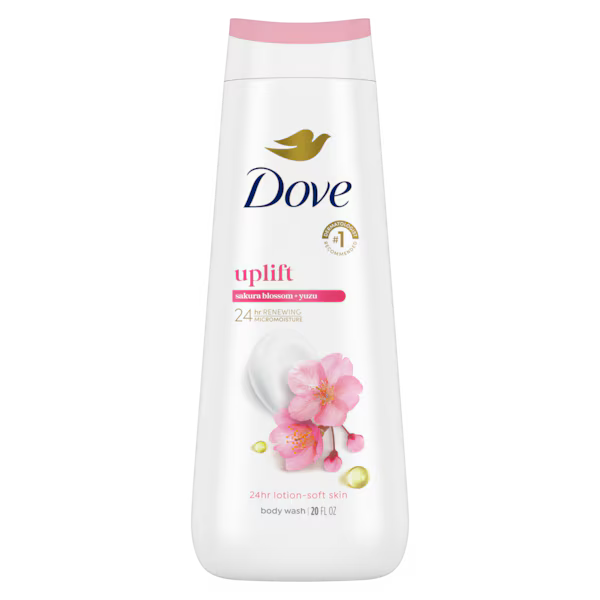 Dove - Body Wash Usa Uplift Sakura Blossom & Yuzu 20Oz/591Ml