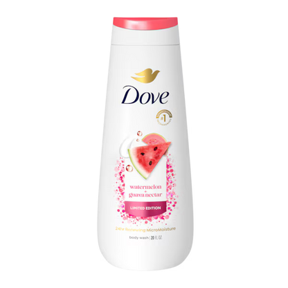 Dove - Body Wash Usa Watermelon & Guava Nectar 20Oz/591Ml