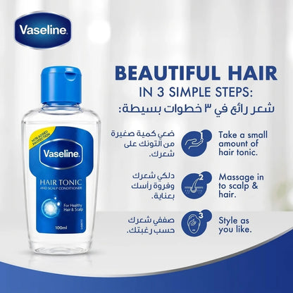 Vaseline - Hair Tonic & Scalp Conditioner - 100Ml