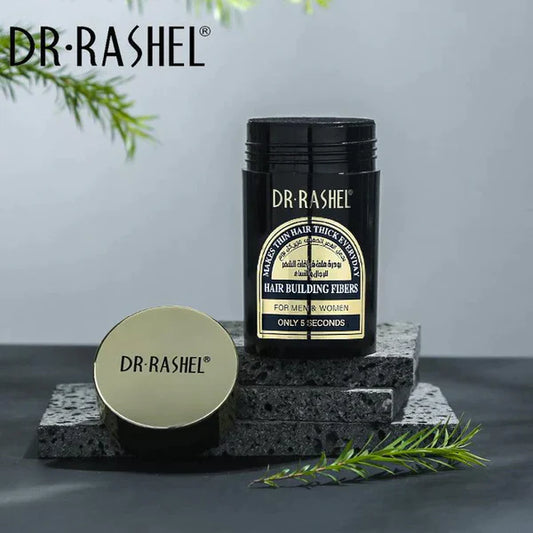 Dr.Rashel 5 Second Hair Building Fibers For Men & Women - Natural Black