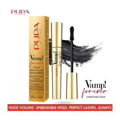 Pupa Milano - VAMP! Forever Exceptional Volume Mascara Unbeatable Hold 9ML