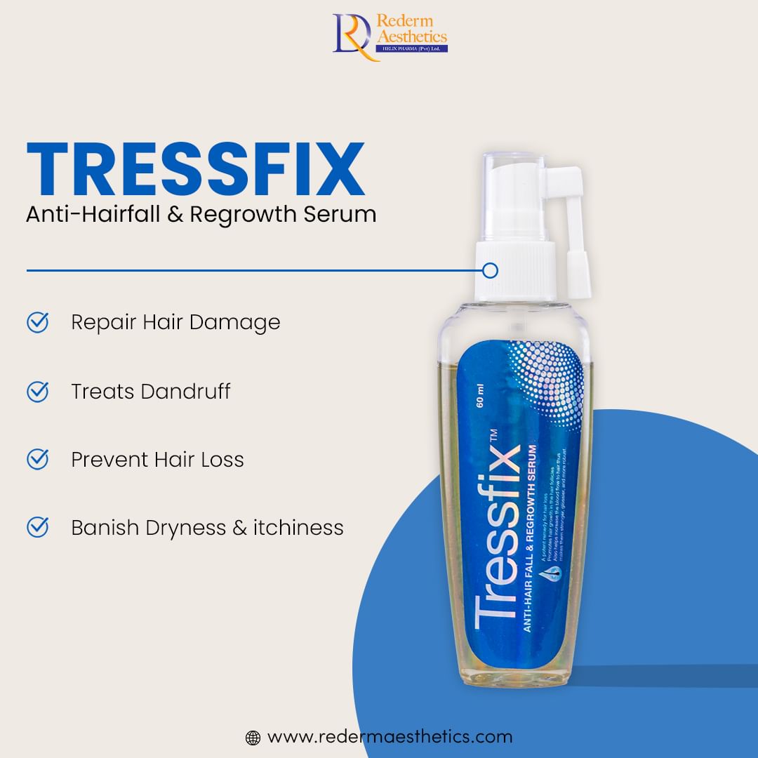 Rederm - Tressfix Anti-Hairfall & Regrowth Serum 60Ml