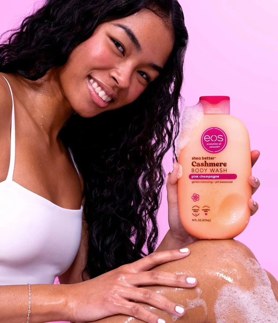 Eos Shea Better Cashmere Body Wash 473ml - Pink Champagne