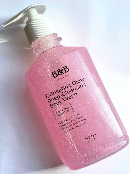 B&B Derma - Exfoliating Glow Deep-Cleansing Body Wash (AHA+BHA Solution)