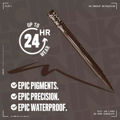 NYX Professional Makeup Epic Ink Liner Waterproof 1ml