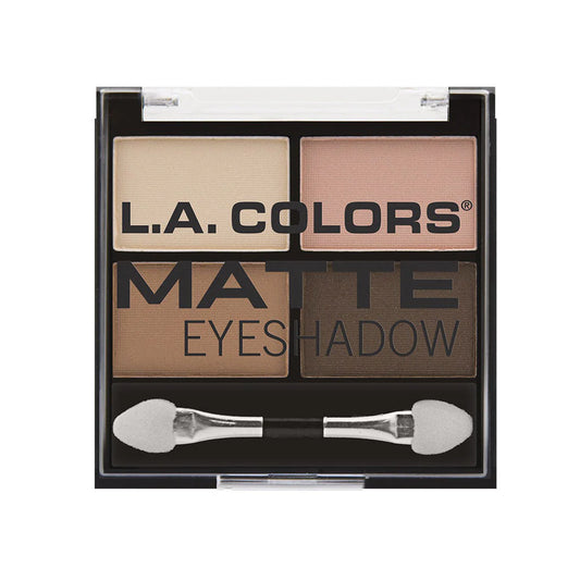 L.A. Colors - 4  Matte Eyeshadow Palette - Mattifying