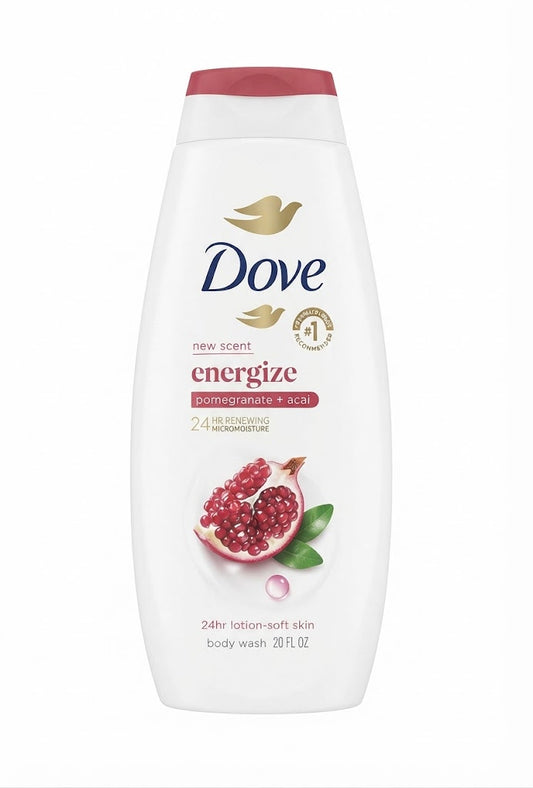 Dove - Energize Pomegranate & Acai Body Wash - 591ml