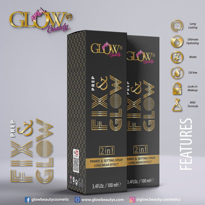 Glow Beauty - Fixing Spray - Prep Fix & Glow