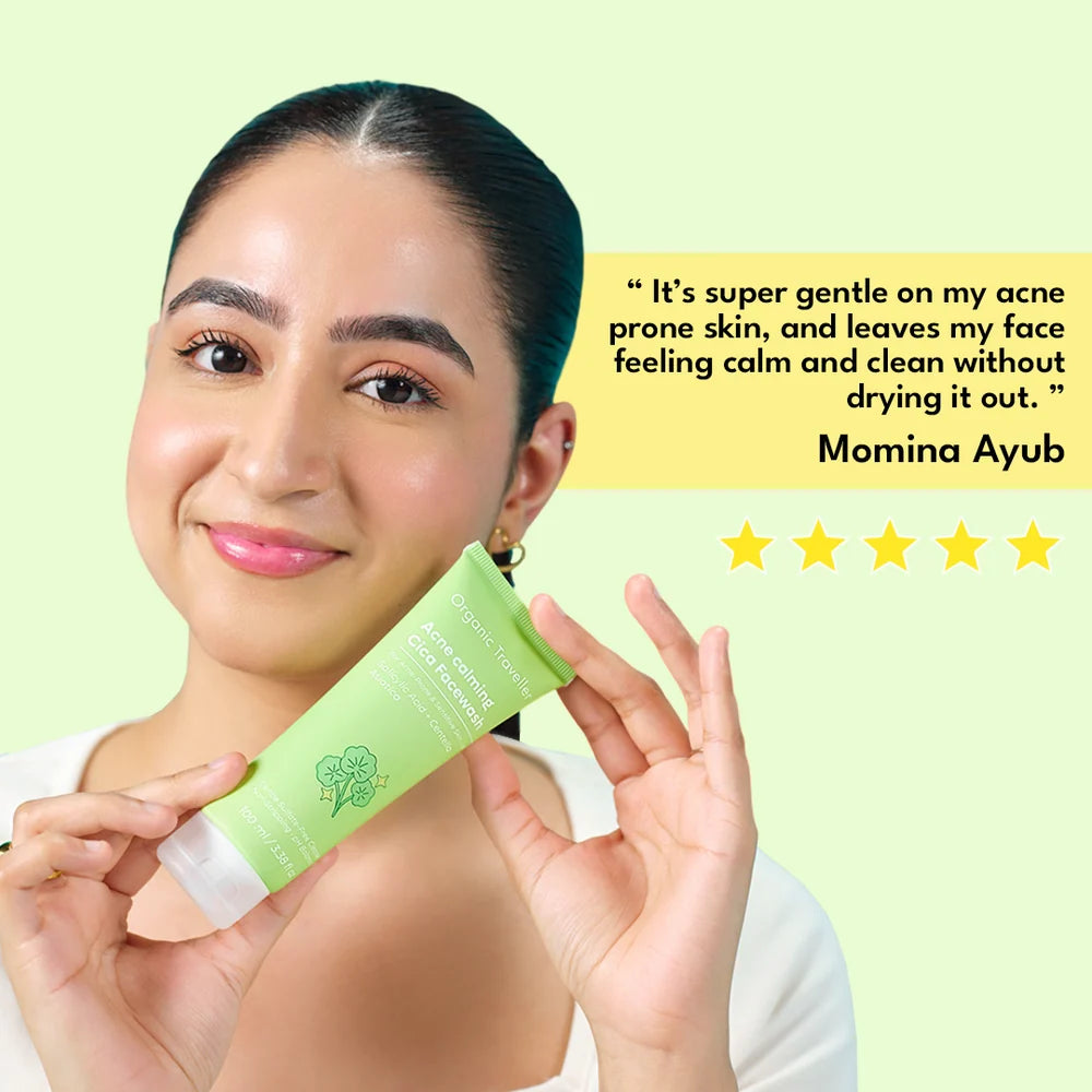 Organic Traveller - Acne Calming Cica Facewash