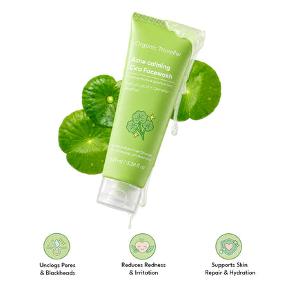 Organic Traveller - Acne Calming Cica Facewash