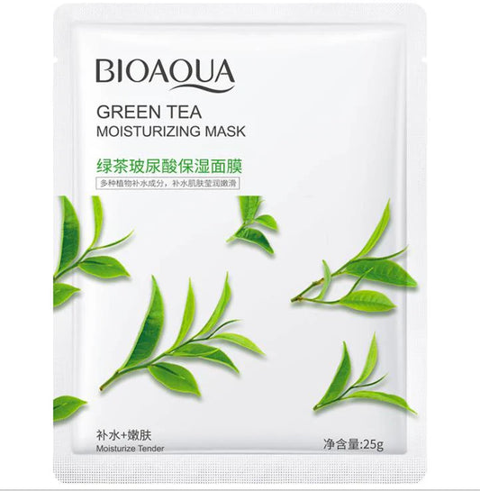 Bioaqoua Green Tea Moisturizing Mask 25G - 1 PC
