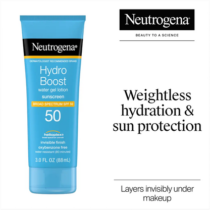 Neutrogena - Hydro Boost Water Gel Lotion Sunscreen SPF 50 - 88ml