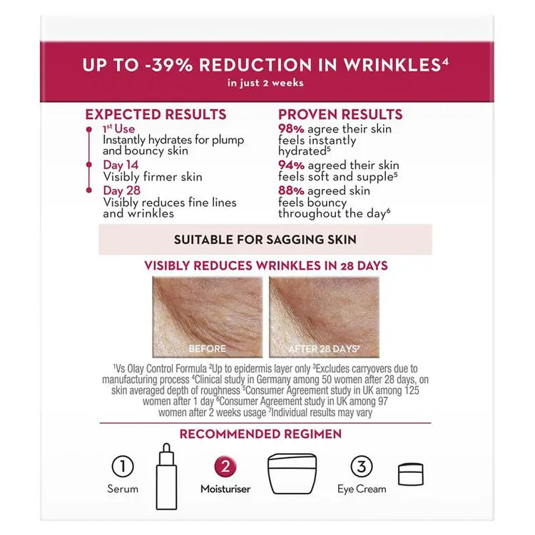 Olay - Regenerist Collagen Peptide 24 Fragrance Free Moisturiser Cream - 50G