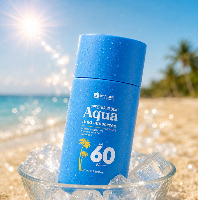 Jenpharm - Spectra Block Aqua Fluid Sunscreen SPF60 PA++ 50Ml