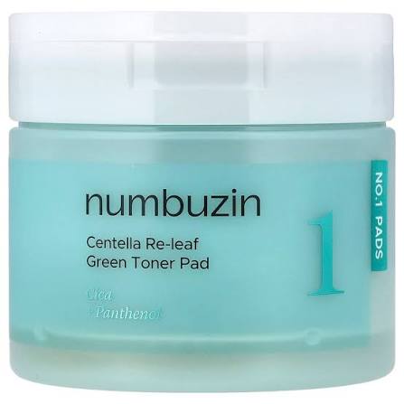 Numbuzin - No.1 Centella Releaf Green Toner Pad - 70 Pads