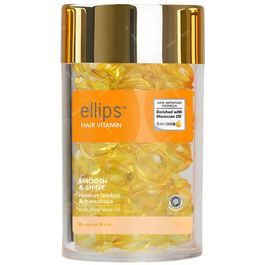 Ellips - Hair Vitamin Capsule Smooth & Shiny With Aloe Vera Oil 50'S (Yellow)