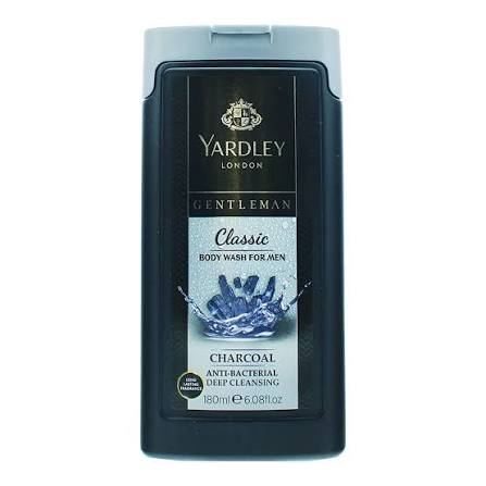 Yardley - Gentleman Classic Charcoal Anti-Bacterial Body Wash - 180ml