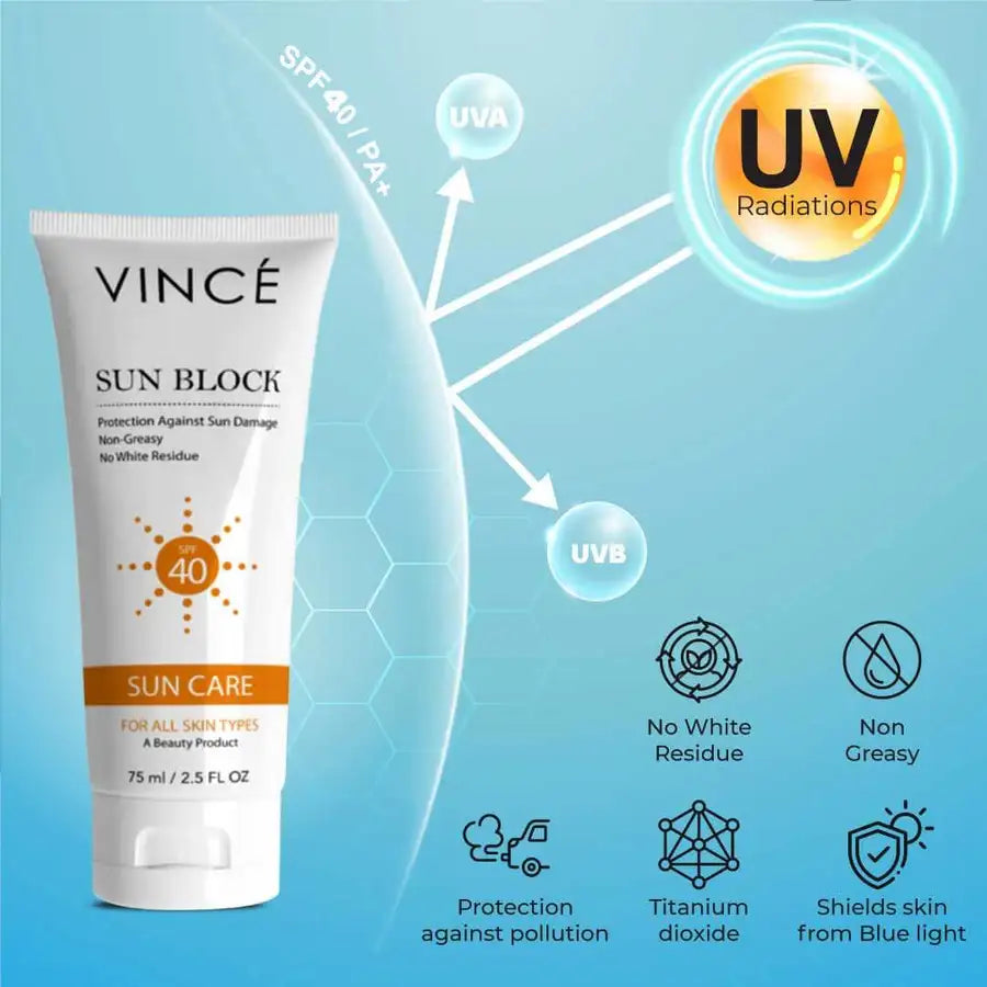 Vince - Sun Block  Spf 40 - 75Ml