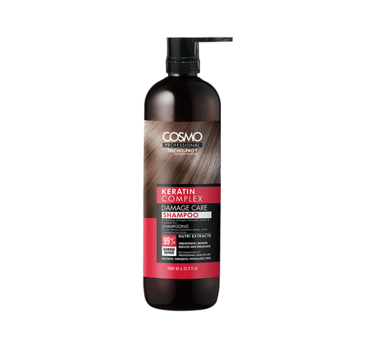 Cosmo Professional Keratin Complex Damage Care Shampoo 1000Ml