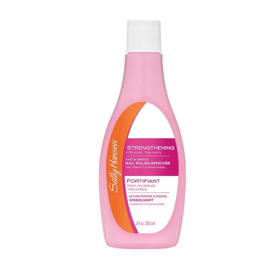Sally Hansen - Nail Polish Remover - Npr Strengthening For Weak Thin Nails 8 Oz