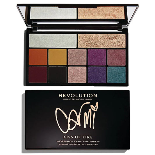 Makeup Revolution X Carmi Kiss Of Fire Palette