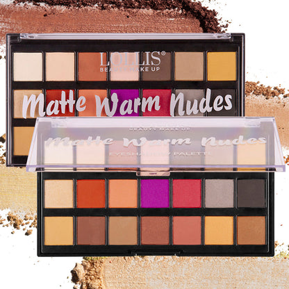 Lollis - Matte Warm Nudes 21 Colors Eyeshadow Palette