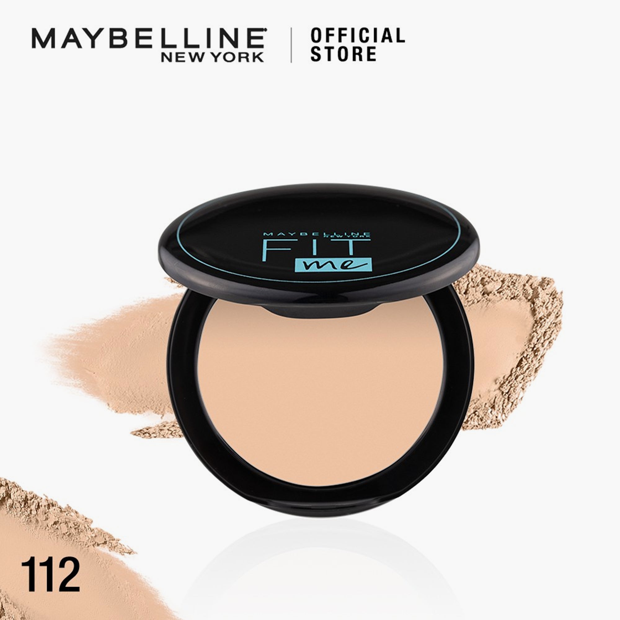 Maybelline New York Fit Me Matte & Poreless Compact Powder - 112 Natur ...