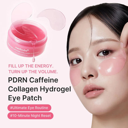 Medicube - PDRN Pink Caffeine Collagen Eye Patch - 60 Patches