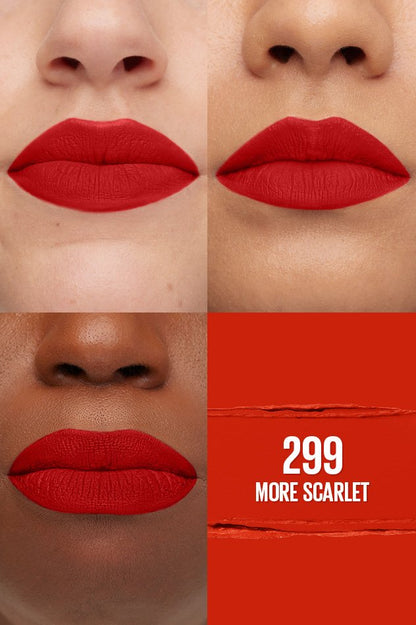 Maybelline New York Color Sensational Ultimatte Slim Lipstick, non-drying formula