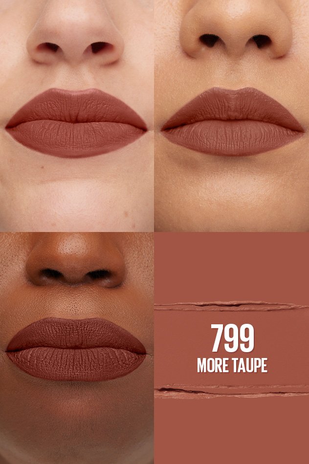 Maybelline New York Color Sensational Ultimatte Slim Lipstick, non-drying formula