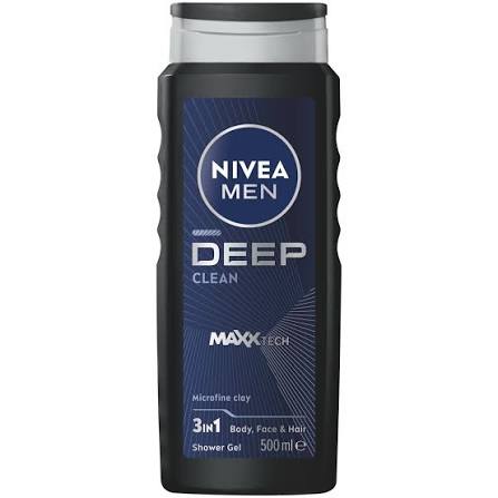 Nivea - 3In1 Deep Clean Shower Gel - 500Ml