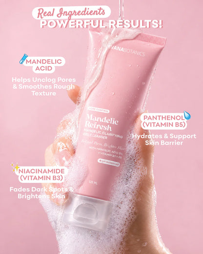 Nirvana Botanics - Mandelic Refresh Gel Cleanser