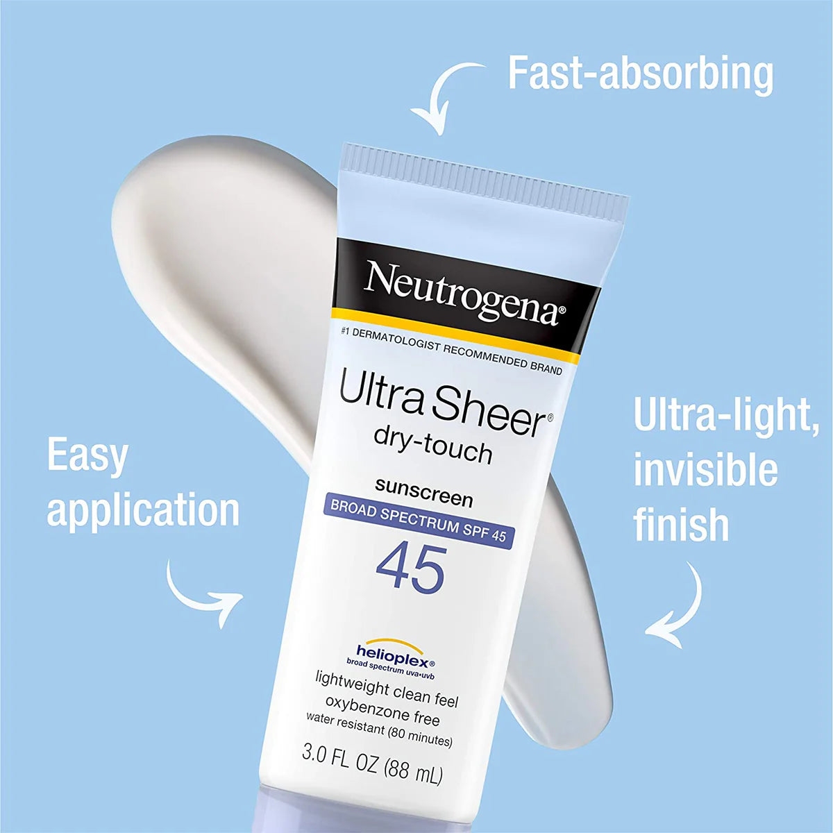 Neutrogena Ultra Sheer Dry-Touch Sunscreen Spf45 88Ml