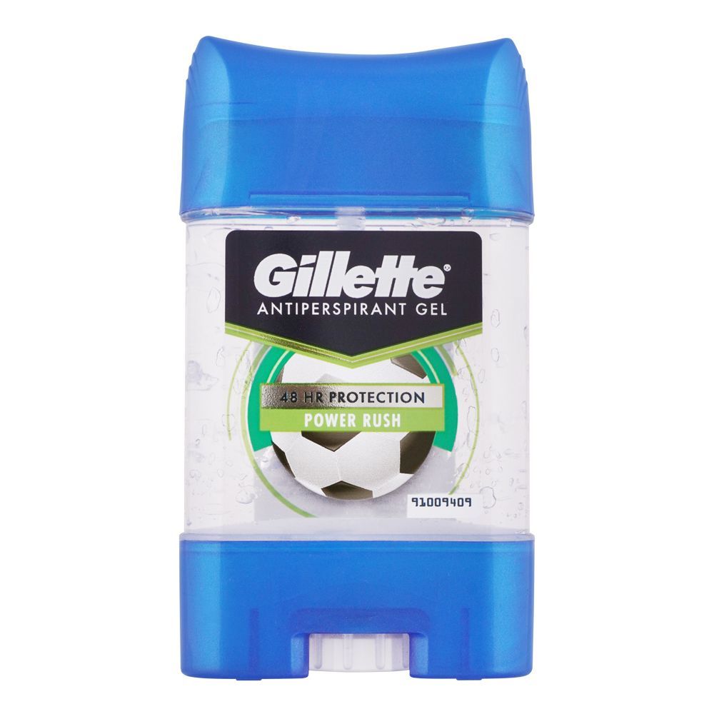 Gillette Power Rush 48H Antiperspirant Clear Gel, 70Ml - Highfy.pk