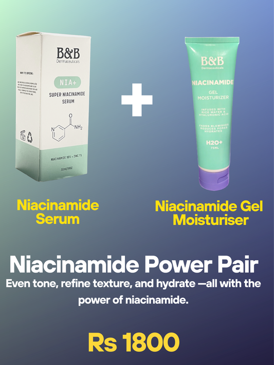 B&B Derma - Niacinamide Power Pair ( Niacinamide Serum + Niacinamide Gel Moisturizer )